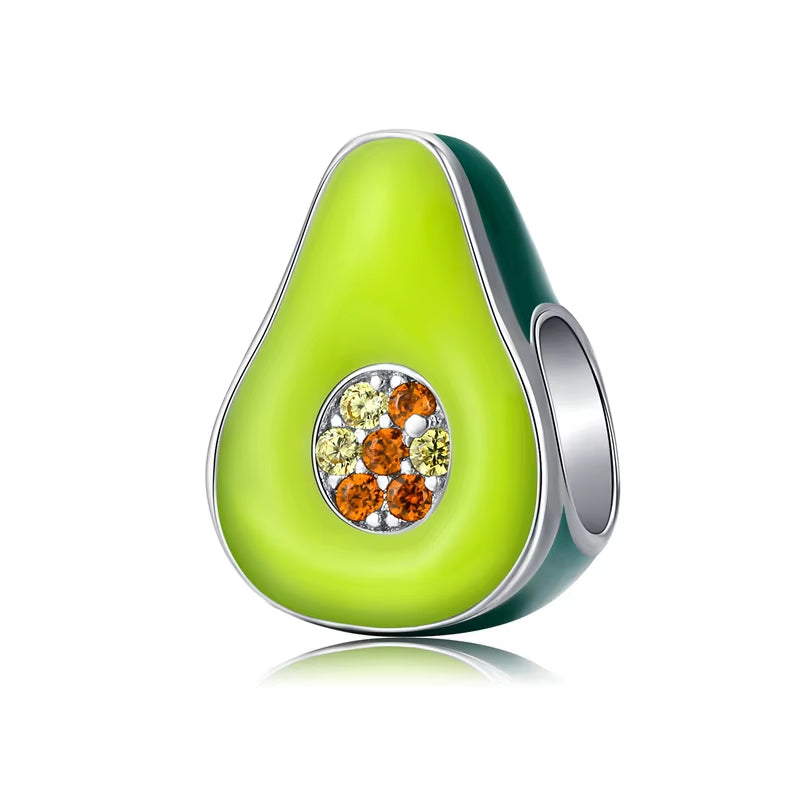 925 Silver Charm Collection 925 Sterling Silver Dazzling CZ Beads Fit Bracelets & Bangles Fine Jewelry BSC039