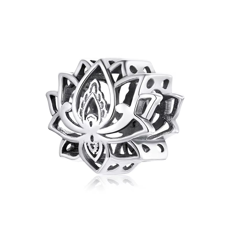 925 Silver Charm Collection 925 Sterling Silver Dazzling CZ Beads Fit Bracelets & Bangles Fine Jewelry BSC039