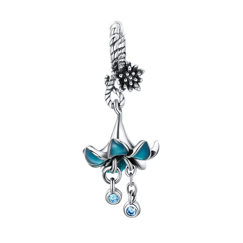 925 Silver Charm Collection 925 Sterling Silver Dazzling CZ Beads Fit Bracelets & Bangles Fine Jewelry BSC039