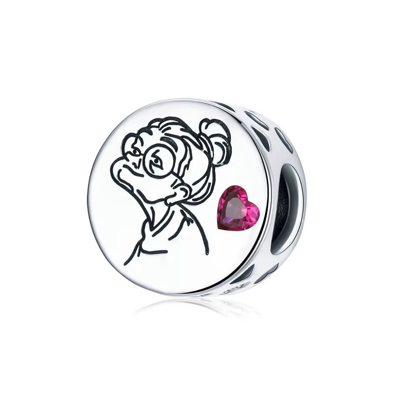 925 Silver Charm Collection 925 Sterling Silver Dazzling CZ Beads Fit Bracelets & Bangles Fine Jewelry BSC039